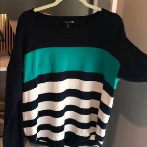 Slouchy Striped Sweater